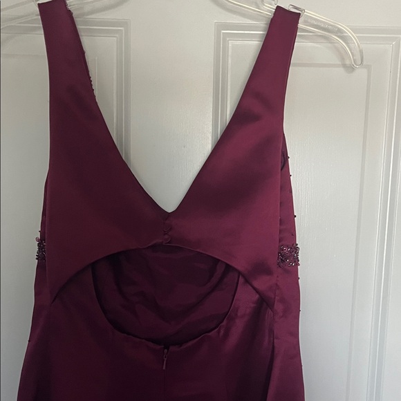 Elegant cranberry glitter long dress! - Picture 3 of 7